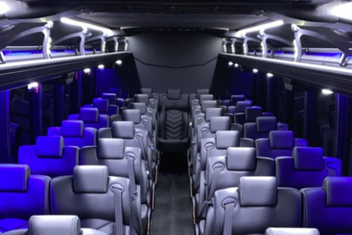 Port St Lucie Charter Bus Interior