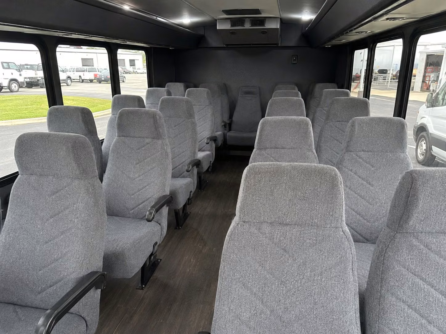 18 passenger minibus inside