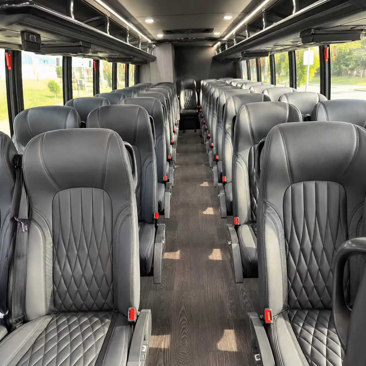 25 passenger minibus interior