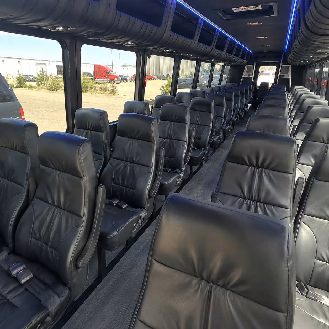 30 passenger minibus inside