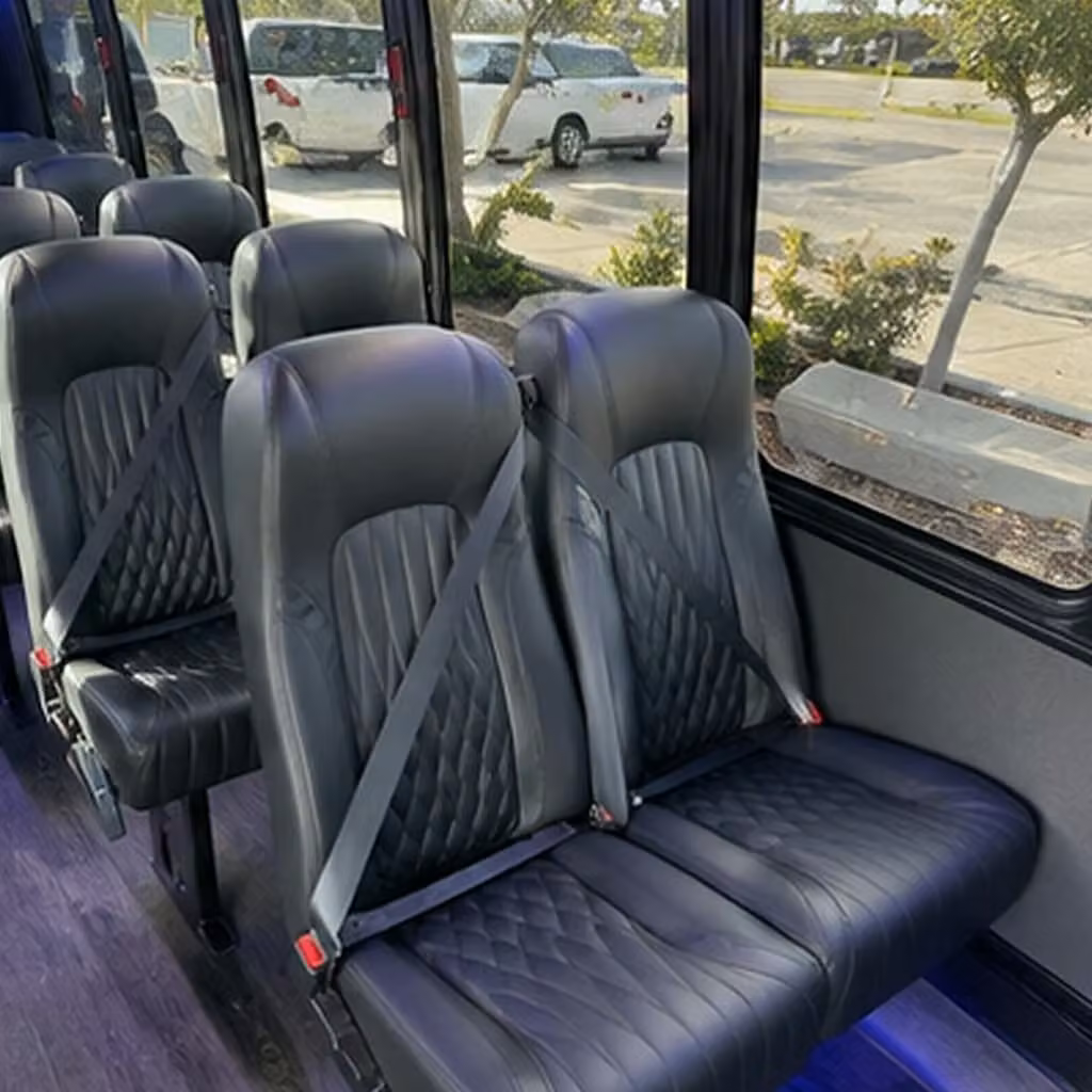 30 passenger minibus interior