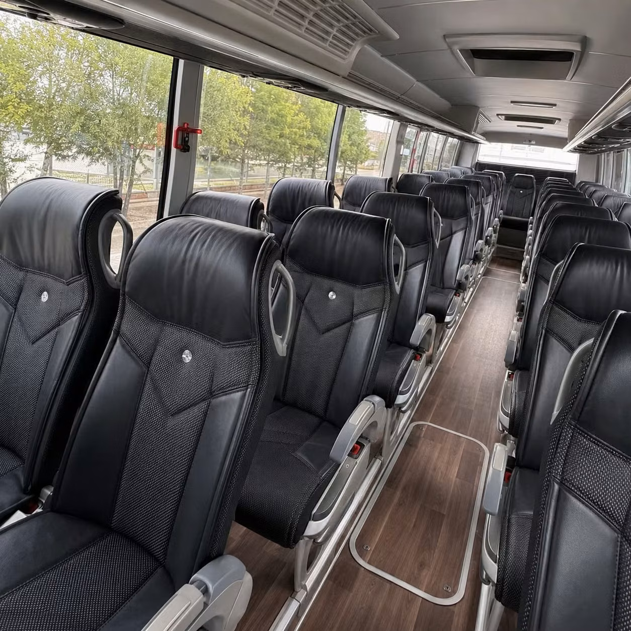 port st lucie charter bus interior